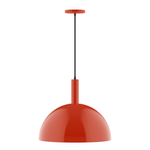 Montclair Light Works PEBX472-26 - 18" Ray Pendant, Vermillion