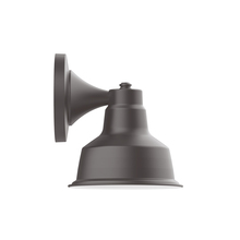 Montclair Light Works SCA180-57 - 8" Warehouse shade, wall mount sconce, Bronze Matte