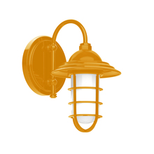 Montclair Light Works SCB052-21 - 8" Vaportite, wall light, Bright Yellow