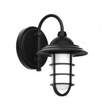 Montclair Light Works SCB052-41 - 8" Vaportite, wall light, Black