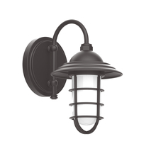 Montclair Light Works SCB052-57 - 8" Vaportite, wall light, Bronze Matte