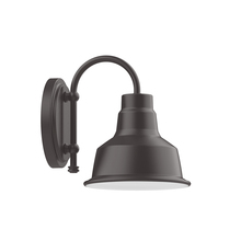 Montclair Light Works SCB180-57 - 8" Warehouse shade, wall mount sconce, Bronze Matte