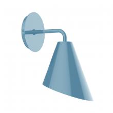 Montclair Light Works SCJ415-54 - Jasmine wall sconce, Light Blue