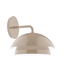 Montclair Light Works SCJX445-18 - 10" Nest Wall Sconce, Clay