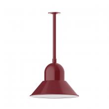 Montclair Light Works STB125-55 - 16" Prima, stem mount with canopy, Barn Red