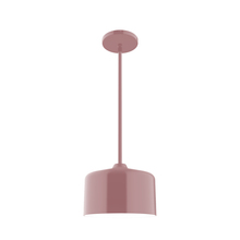Montclair Light Works STG419-20 - 8.5" Julia Stem Hung Pendant, Mauve