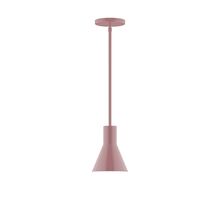 Montclair Light Works STG436-20 - 6" Flare Stem Hung Pendant, Mauve