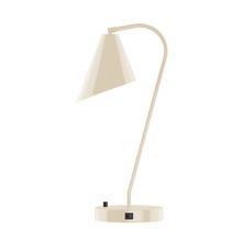 Montclair Light Works TLC415-16 - 23" Jasmine Table Lamp, Cream