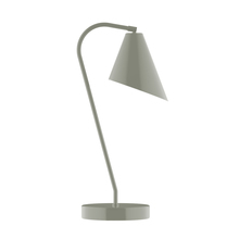 Montclair Light Works TLC415-24 - 23" Jasmine Table Lamp, Moss Green