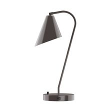 Montclair Light Works TLC415-51 - 23" Jasmine Table Lamp, Architectural Bronze
