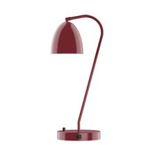 Montclair Light Works TLC417-55 - 23" Jill Table Lamp, Barn Red