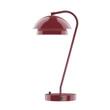 Montclair Light Works TLCX445-55 - 23" Nest Table Lamp, Barn Red