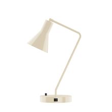 Montclair Light Works TLD436-16 - 21" Flare Table Lamp, Cream