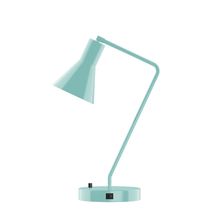 Montclair Light Works TLD436-48 - 21" Flare Table Lamp, Sea Green