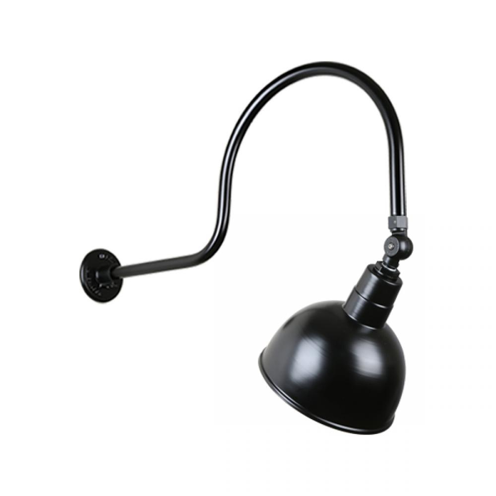 10&#34; Gooseneck Light Deep Bowl Shade, QSNHL-C Arm, Swivel Knuckle Accessory