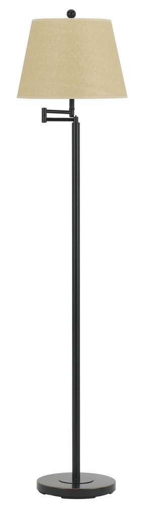 60&#34; Height Metal Floor Lamp in Dark Bronze