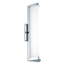 Eglo 94712A - 1 LT LED Bath/Vanity Light w/ Chrome Finish & White Acrylic Shade
