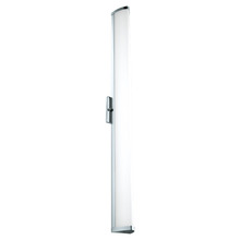 Eglo 94714A - 1 LT Integrated LED Bath/Vanity Wall Light w/ Chrome Finish & White Plastic Shade