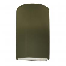 Justice Design Group CER-5260-MGRN-LED1-1000 - Large ADA LED Cylinder - Closed Top