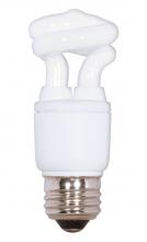 Satco Products Inc. S7261/TF - 5 Watt; Mini Spiral Compact Fluorescent; 2700K; 82 CRI; Medium base; 120 Volt; Shatter Proof