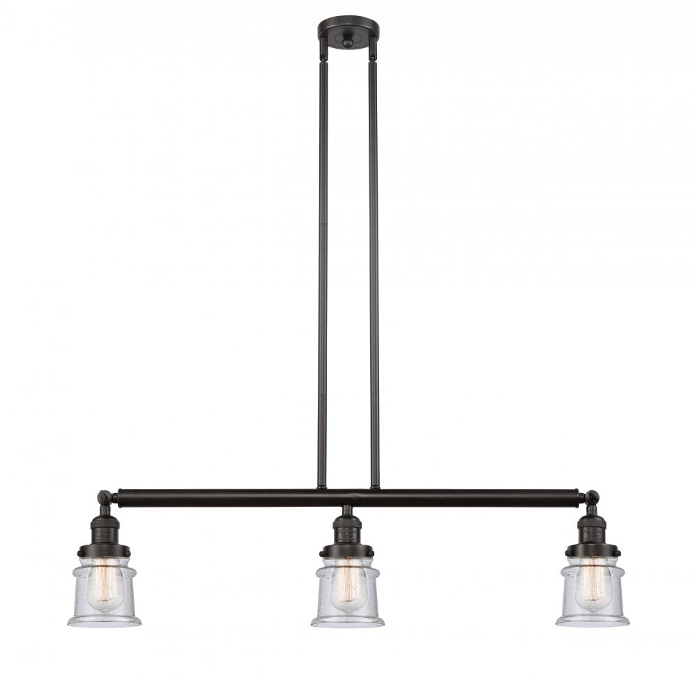 Canton - 3 Light - 39 inch - Oil Rubbed Bronze - Stem Hung - Adjustable Island Light