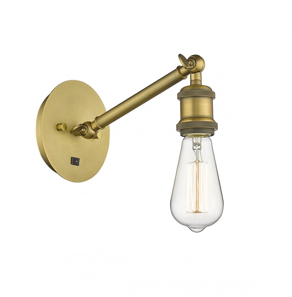 Belfast - 1 Light - 5 inch - Brushed Brass - Adjustable Sconce