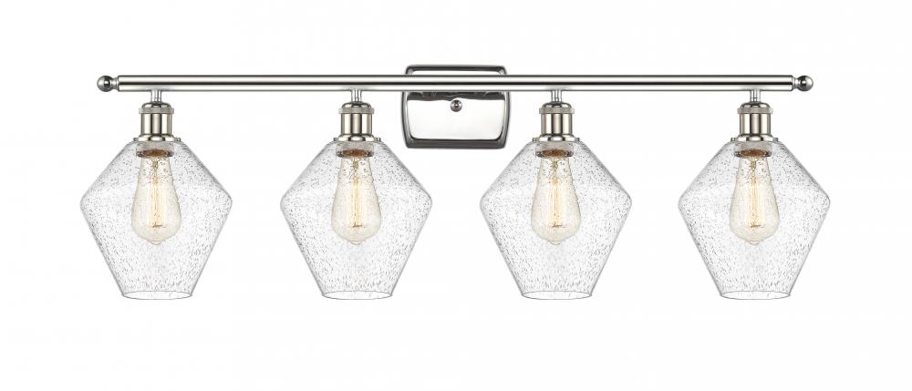 Cindyrella - 4 Light - 38 inch - Polished Nickel - Bath Vanity Light