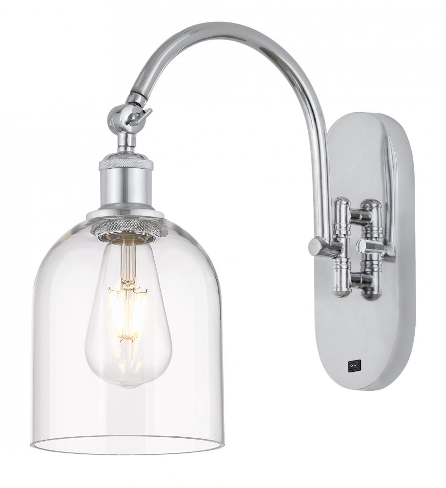 Bella - 1 Light - 6 inch - Polished Chrome - Adjustable Swing Arm