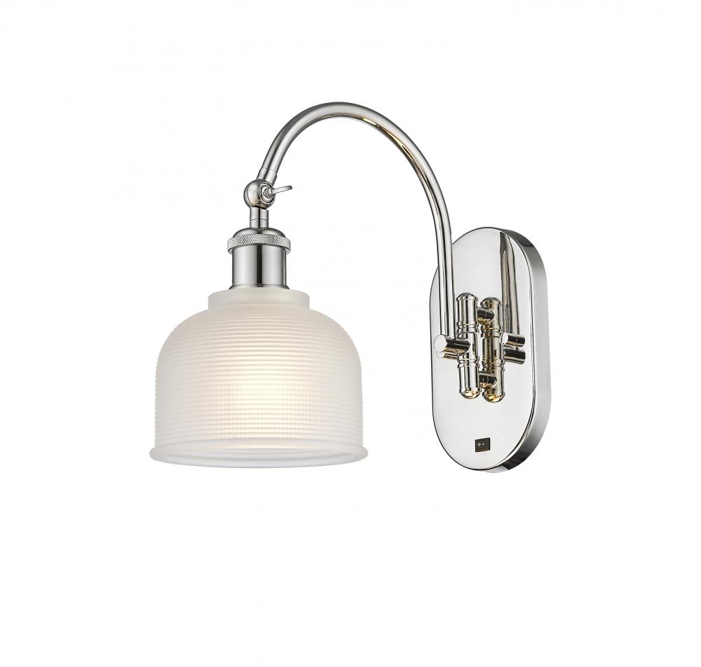 Dayton - 1 Light - 6 inch - Polished Nickel - Adjustable Swing Arm