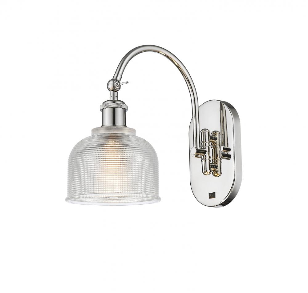 Dayton - 1 Light - 6 inch - Polished Nickel - Adjustable Swing Arm