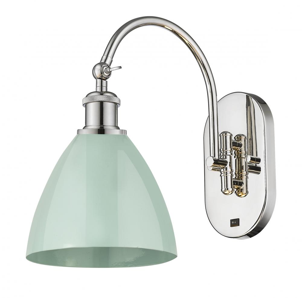 Plymouth - 1 Light - 8 inch - Polished Nickel - Adjustable Swing Arm