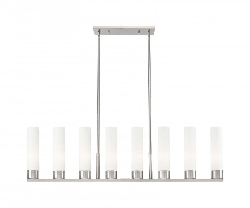 Boreas - 6 Light - 48 inch - Satin Nickel - Linear Pendant