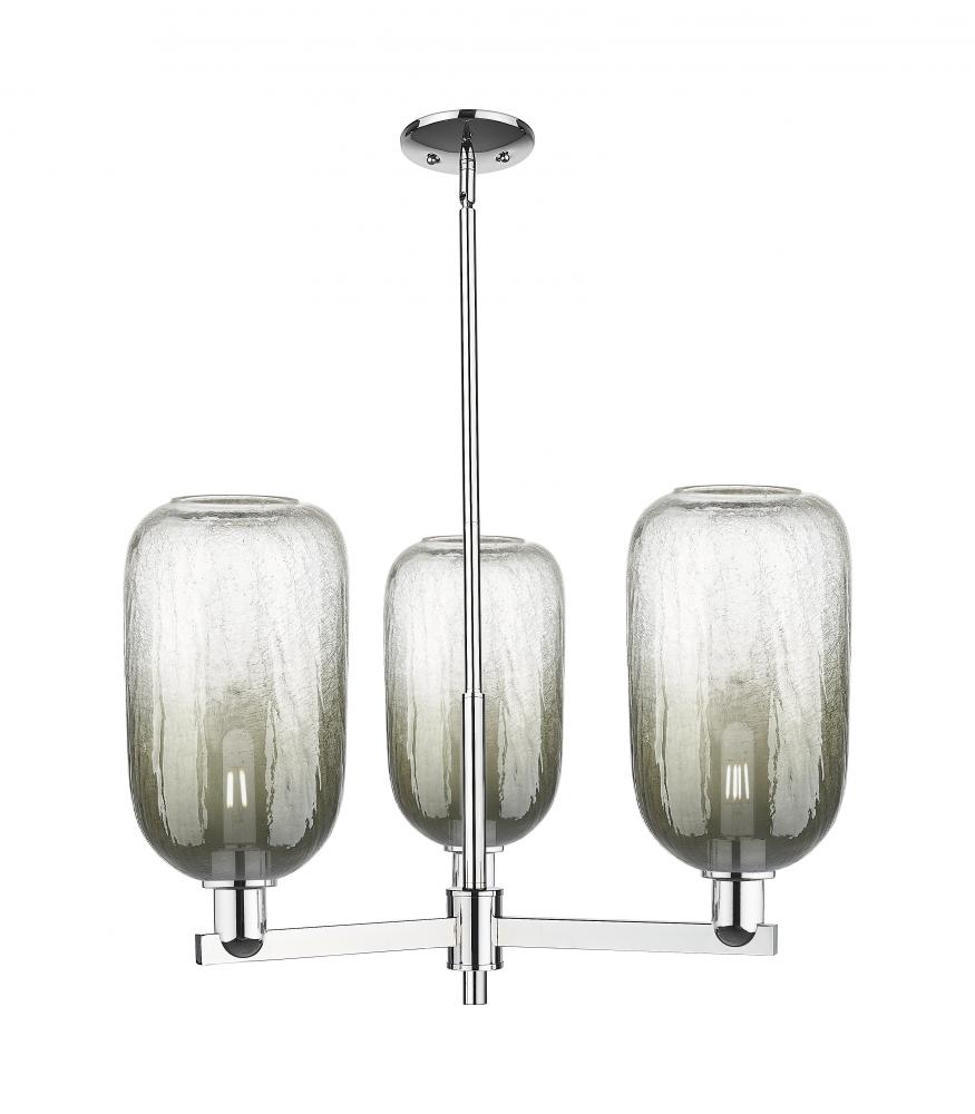Brookhaven Cloche - 3 Light - 18 inch - Polished Chrome - Flush Mount