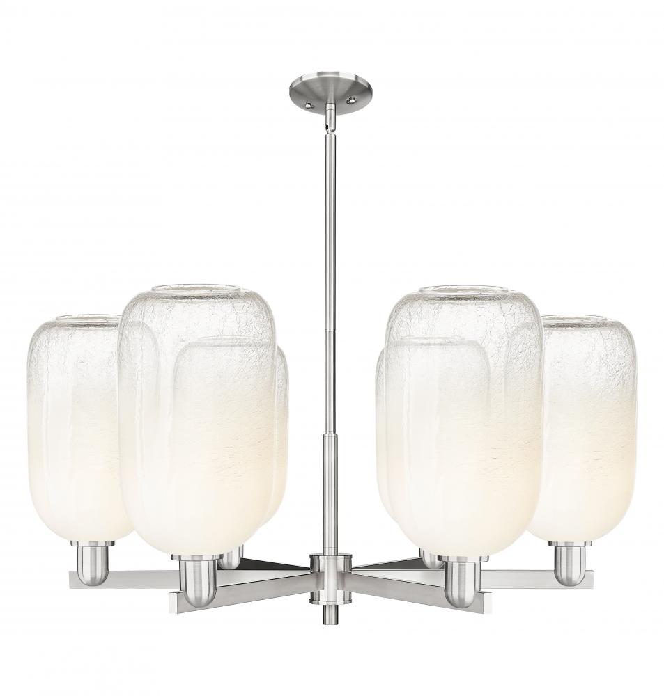 Brookhaven Cloche - 6 Light - 24 inch - Satin Nickel - Chandelier