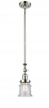 Innovations Lighting 206-PN-G184S - Canton - 1 Light - 5 inch - Polished Nickel - Stem Hung - Adjustable Mini Pendant