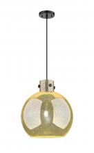 Innovations Lighting 410-1PM-BK-G410-14ME - Newton Sphere - 1 Light - 14 inch - Matte Black - Cord hung - Pendant