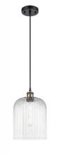 Innovations Lighting 516-1P-BAB-G559-8CL - Bridal Veil - 1 Light - 5 inch - Black Antique Brass - Cord hung - Mini Pendant
