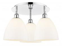 Innovations Lighting 516-3C-PC-GBD-91 - Bristol - 3 Light - 21 inch - Polished Chrome - Flush Mount