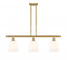 Innovations Lighting 516-3I-SG-G558-6GWH - Bella - 3 Light - 36 inch - Satin Gold - Cord hung - Island Light