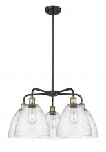 Innovations Lighting 516-5CR-BAB-GBD-94 - Bristol - 5 Light - 27 inch - Black Antique Brass - Chandelier