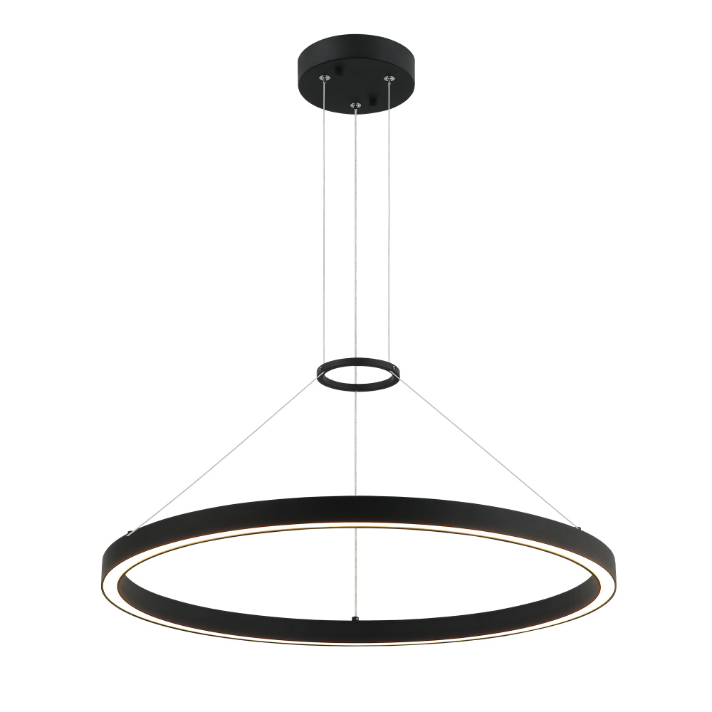 O&#39;Hara Matte Black Chandelier