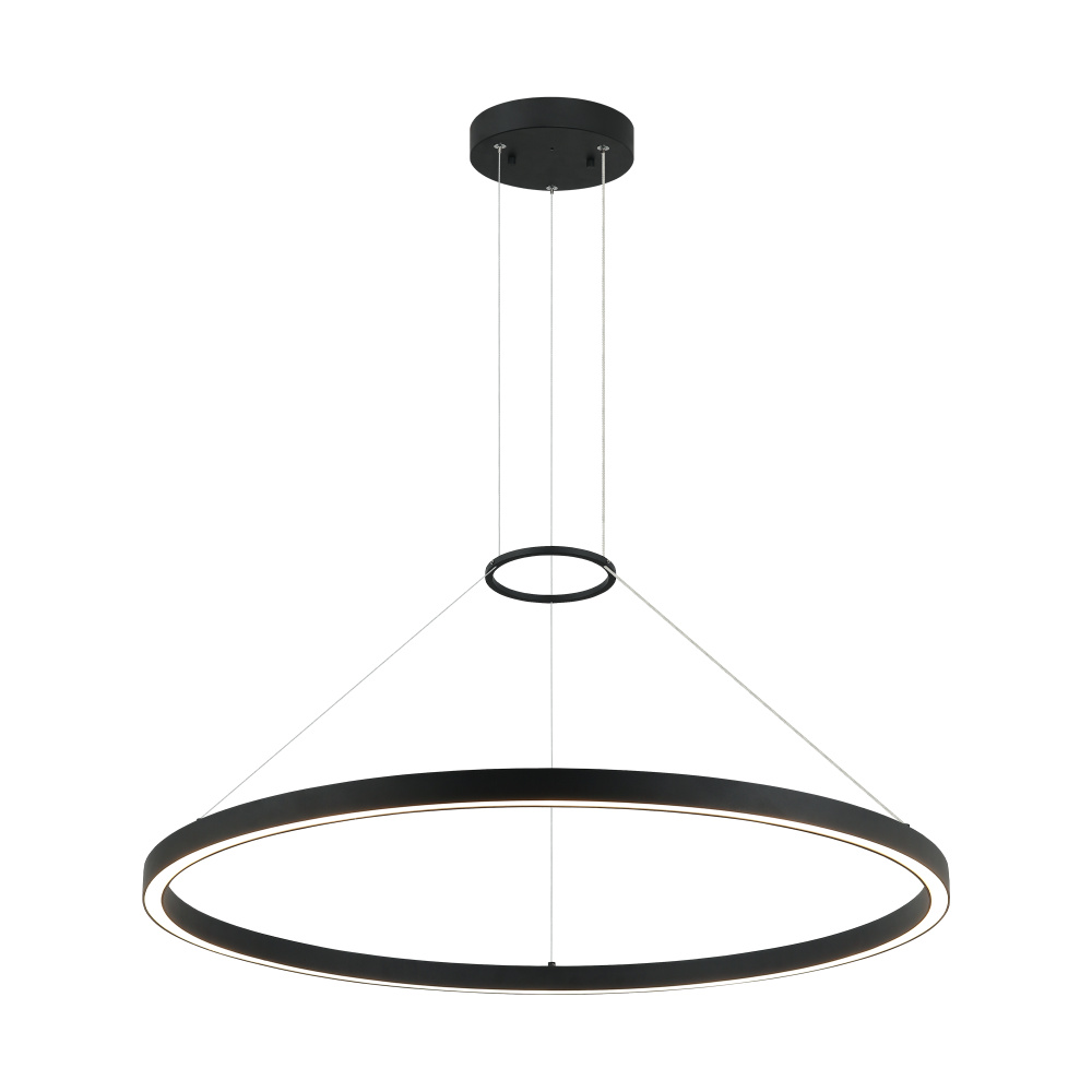 O&#39;Hara Matte Black Chandelier