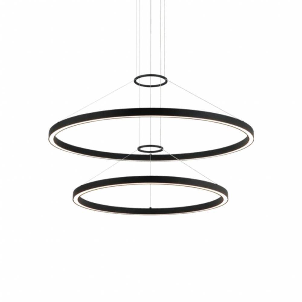 O&#39;Hara Matte Black Chandelier