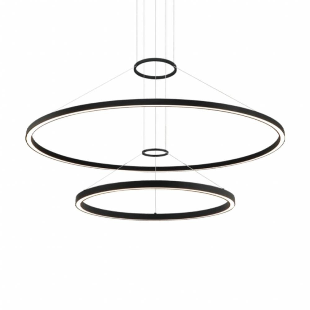 O&#39;Hara Matte Black Chandelier