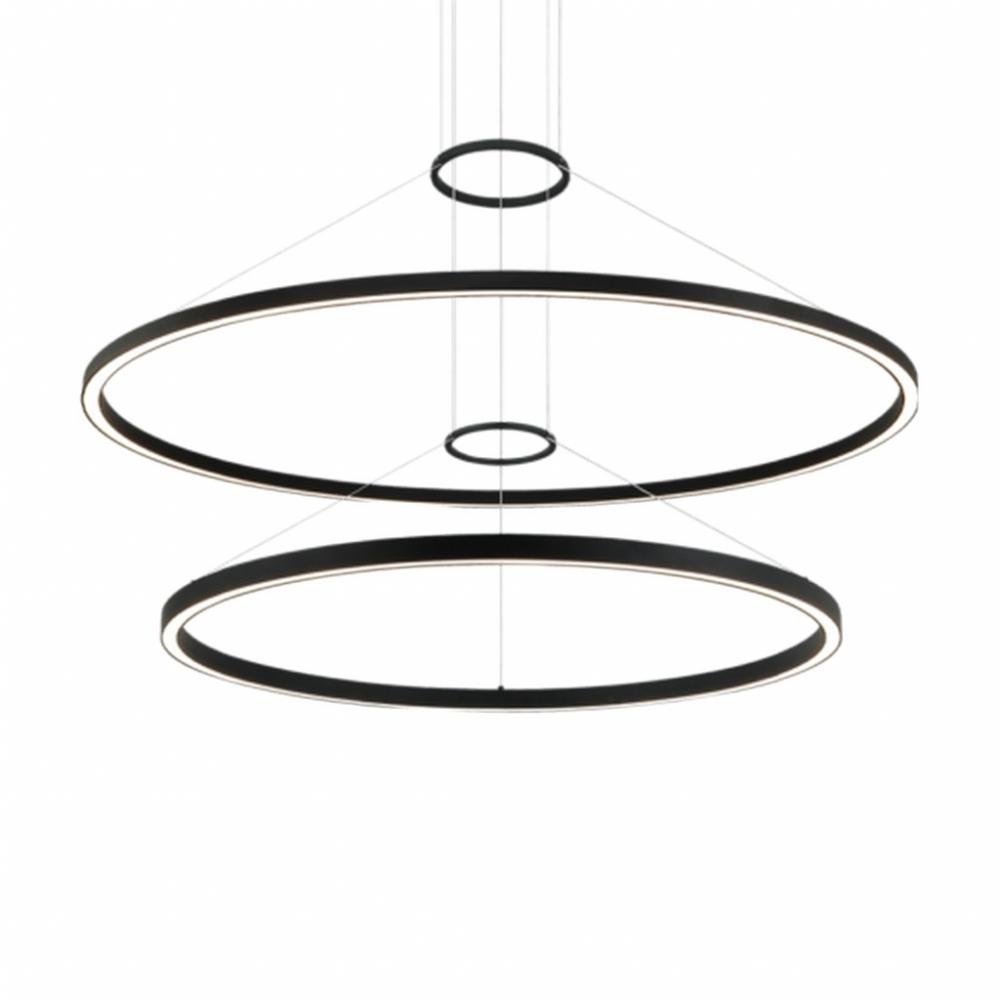 O&#39;Hara Matte Black Chandelier