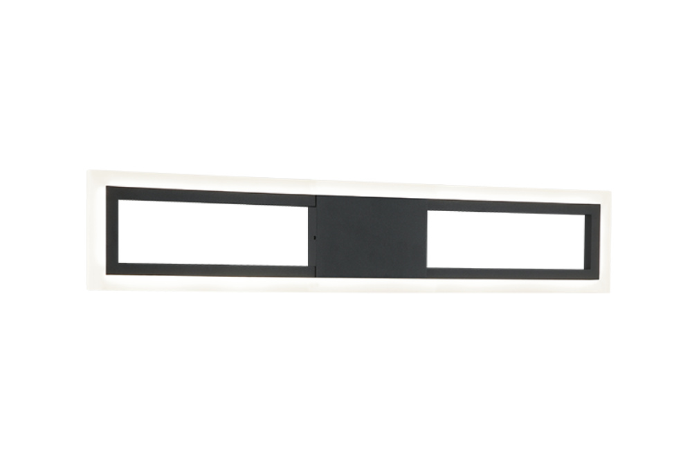 Valance Matte Black Wall Sconce