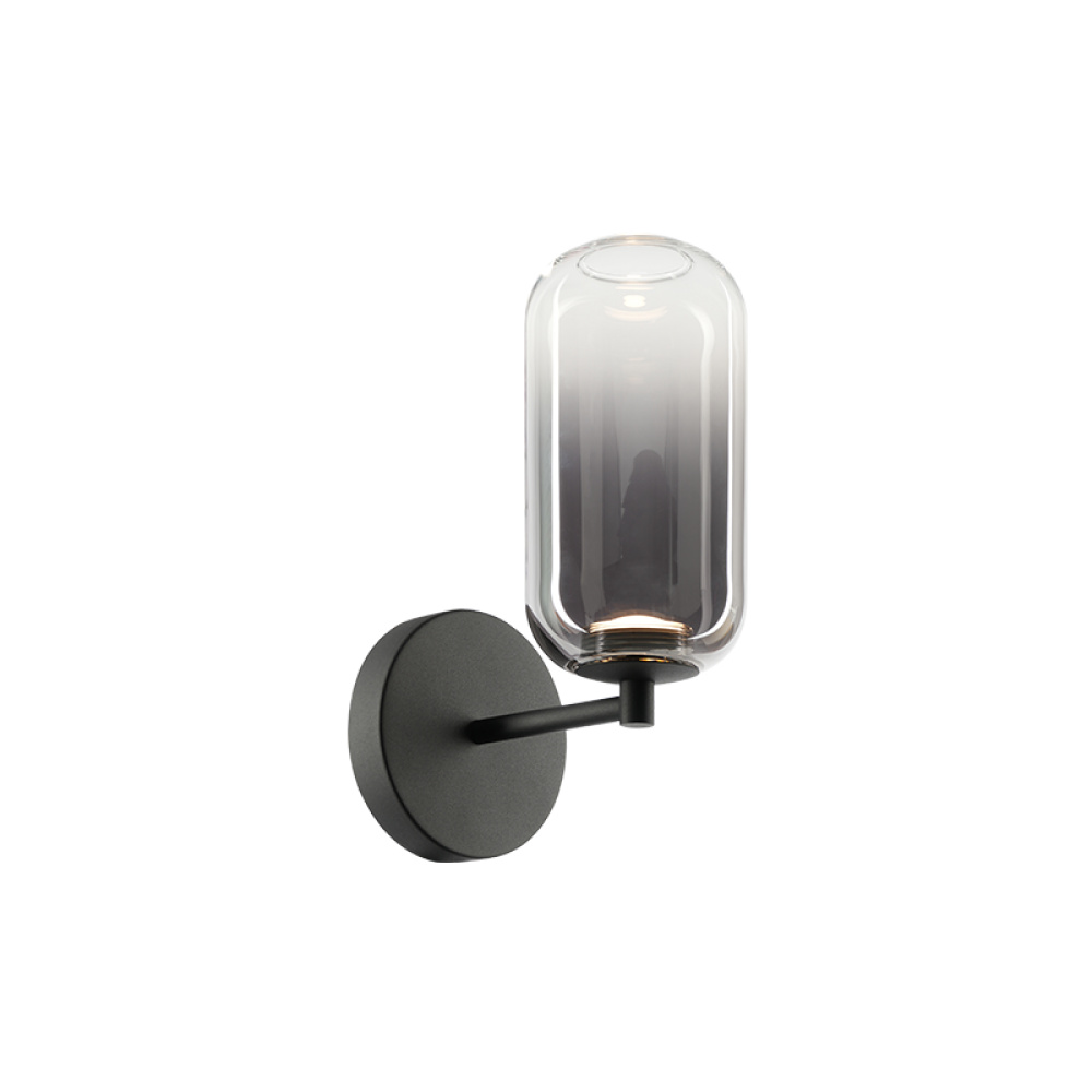 Refrax Matte Black Wall Sconce