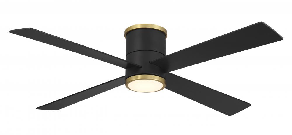 54&#34; LED FLUSH MOUNT CEILING FAN