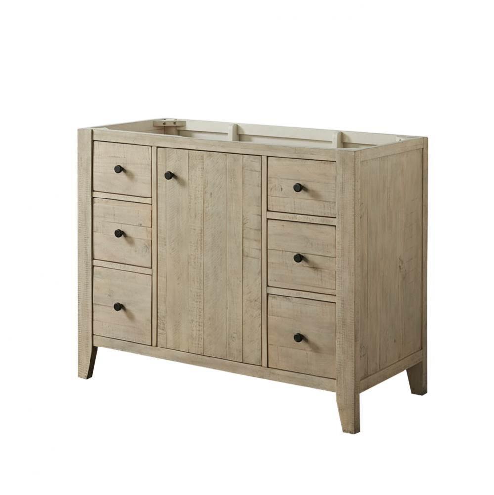 River View 42&apos;&apos; Vanity - Toasted Almond