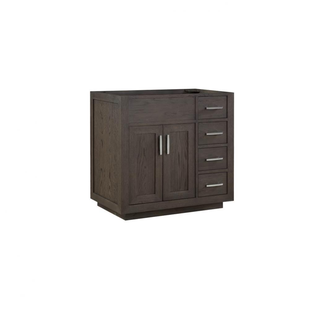 Brookings 36&apos;&apos; Vanity Drawer-right - Burnt Chocolate